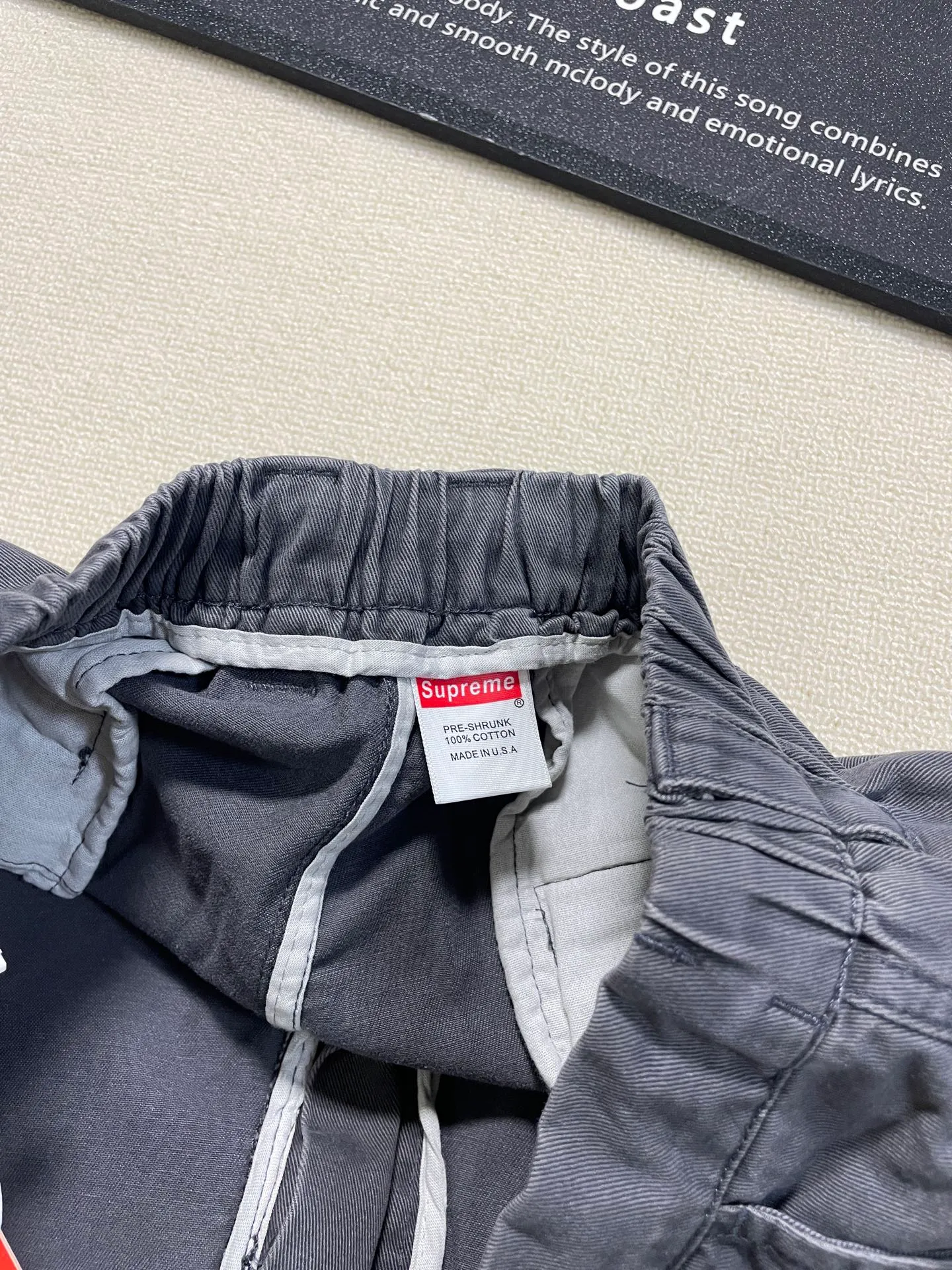 Actual pictures of distressed gray details#