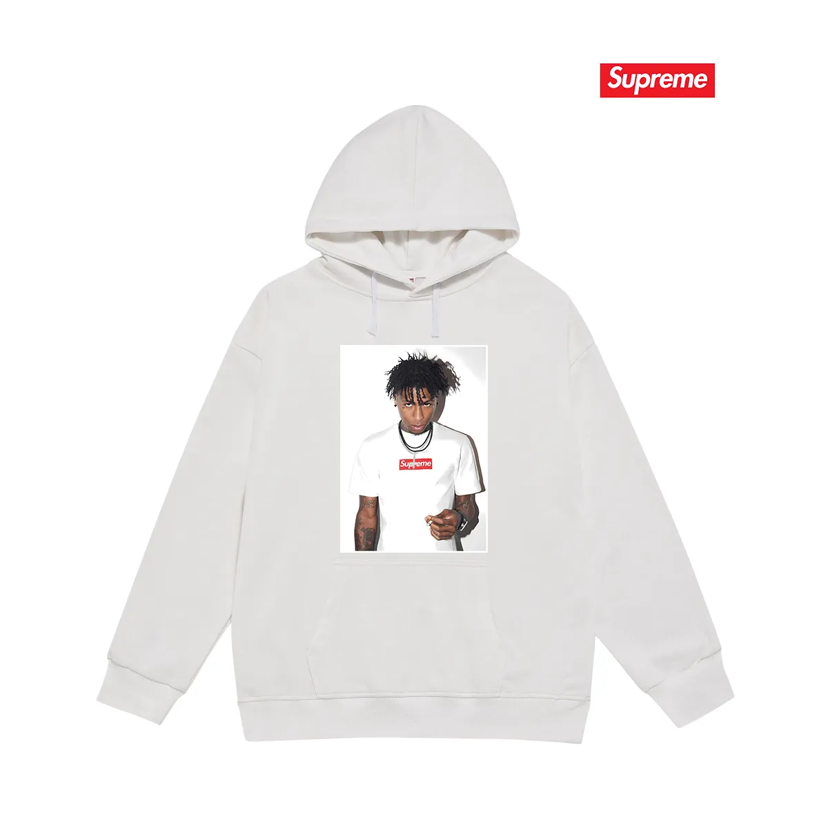 S 2069 # P 85💰 P 90💰 Supreme FW 23 Series WEEK 1 NBA YOUNGBOY TEE 400 430 Quality💥 Same Style ：Black White Gray Size：S M L XL XXL