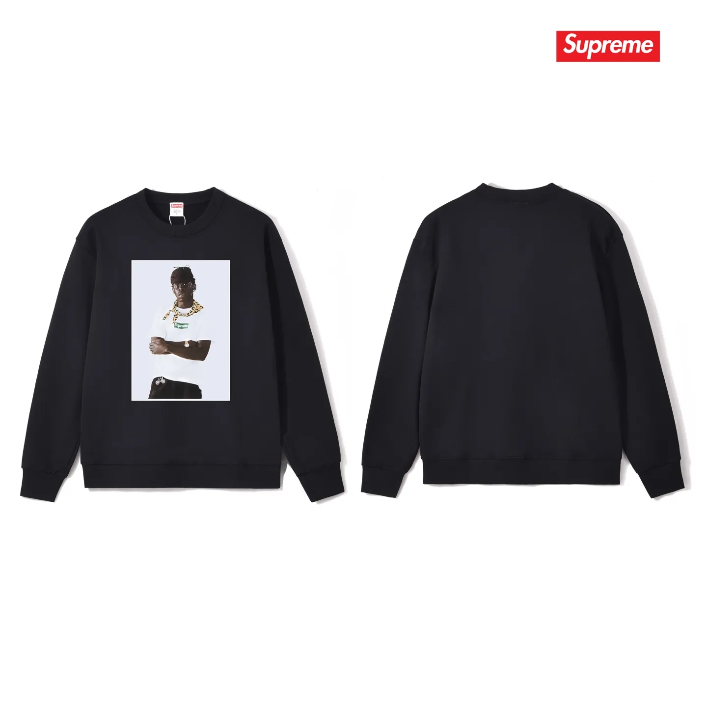 S 1084 # p 80💰 Supreme FW 24 Tyler The Creator Tee 400 Quality💥 Same Style ：Black White Gray Size：S M L XL XXL