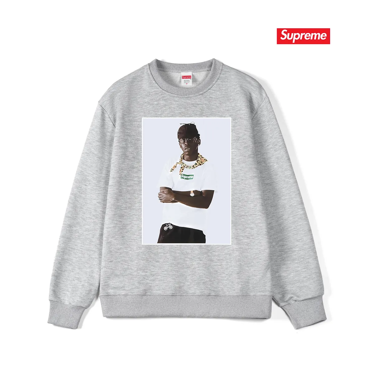 S 1084 # p 80💰 Supreme FW 24 Tyler The Creator Tee 400 Quality💥 Same Style ：Black White Gray Size：S M L XL XXL
