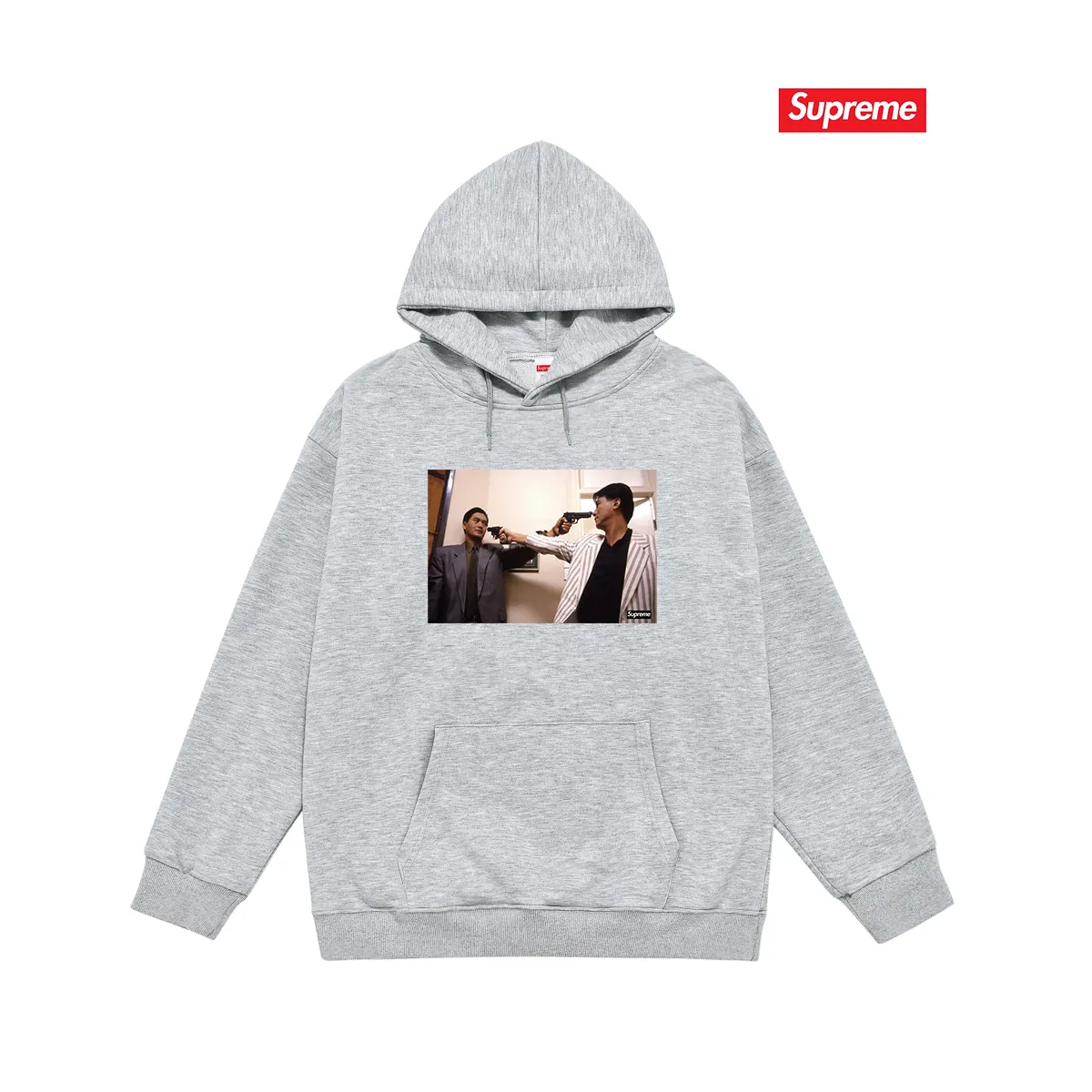 S 2036 # P 85💰 P 90💰 Supreme FW 18 The Killer Trust Tee Red 400 430 Quality💥 Same Style ：Black White Gray Size：S M L XL XXL