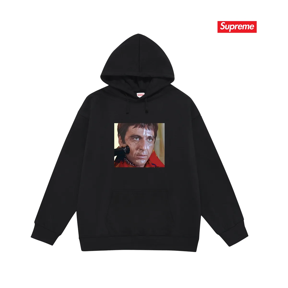 S 2261 # P 85💰 P 90💰 Supreme x Scarface Shower Tee Black 400 430 Quality💥 Same Style ：Black White Gray Size：S M L XL XXL