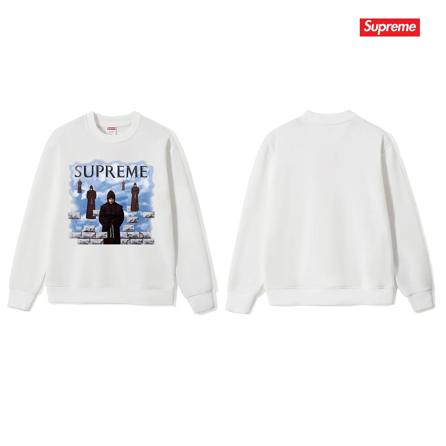 S 1050 # p 80💰 Supreme Week 17 Bandana Box Logo Tee 400 Quality💥 Same Style ：Black White Gray Size：S M L XL XXL