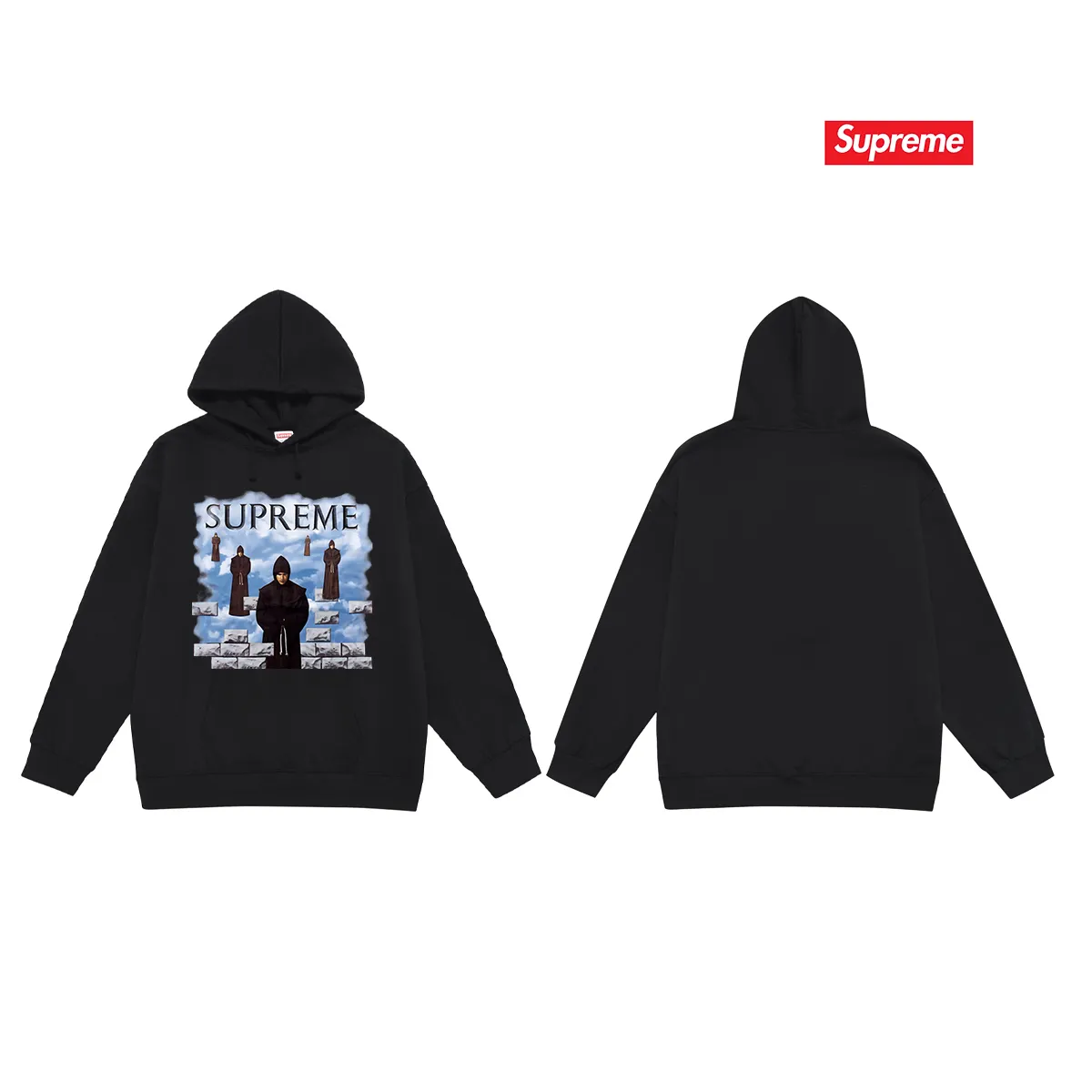 S 2050 # P 85💰 P 90💰 Supreme Week 17 Bandana Box Logo Tee 400 430 Quality💥 Same Style ：Black White Gray Size：S M L XL XXL