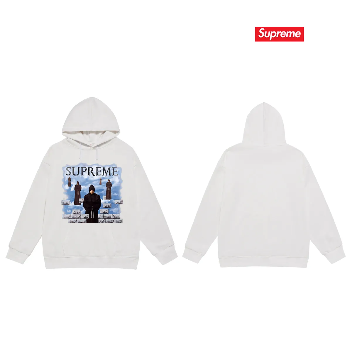 S 2050 # P 85💰 P 90💰 Supreme Week 17 Bandana Box Logo Tee 400 430 Quality💥 Same Style ：Black White Gray Size：S M L XL XXL