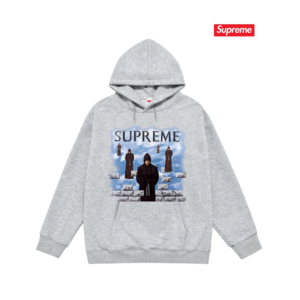 S 2050 # P 85💰 P 90💰 Supreme Week 17 Bandana Box Logo Tee 400 430 Quality💥 Same Style ：Black White Gray Size：S M L XL XXL