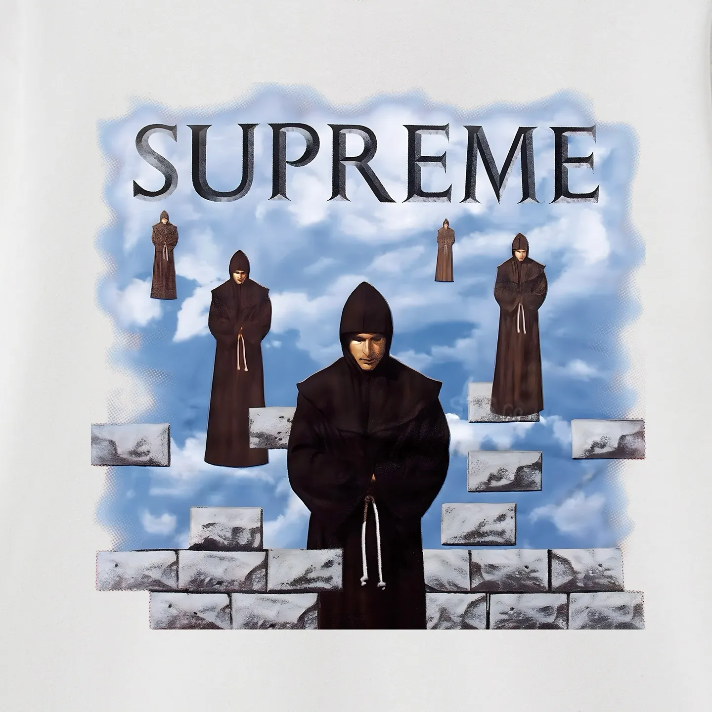 S 2050 # P 85💰 P 90💰 Supreme Week 17 Bandana Box Logo Tee 400 430 Quality💥 Same Style ：Black White Gray Size：S M L XL XXL