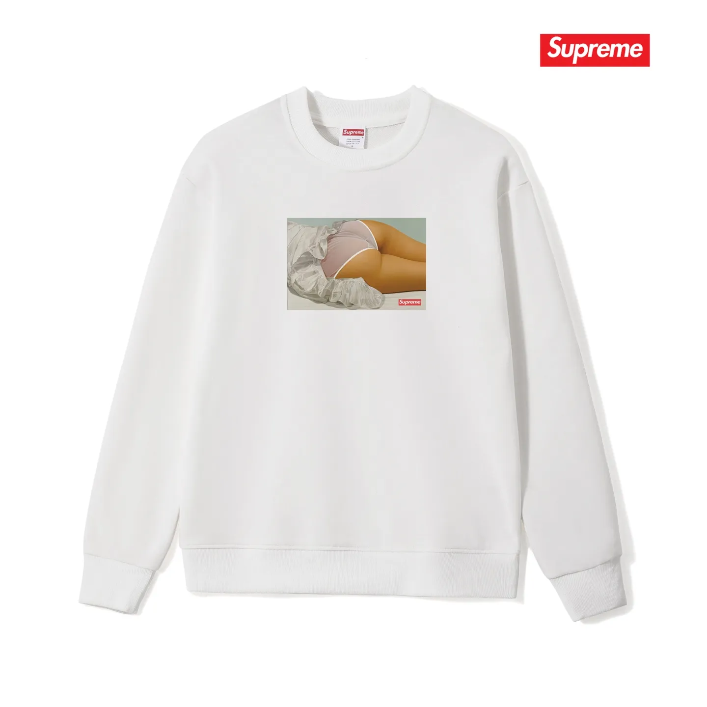 S 1037 # p 80💰 Supreme FW 18 The Killer Trust Tee Red 400 Quality💥 Same Style ：Black White Gray Size：S M L XL XXL