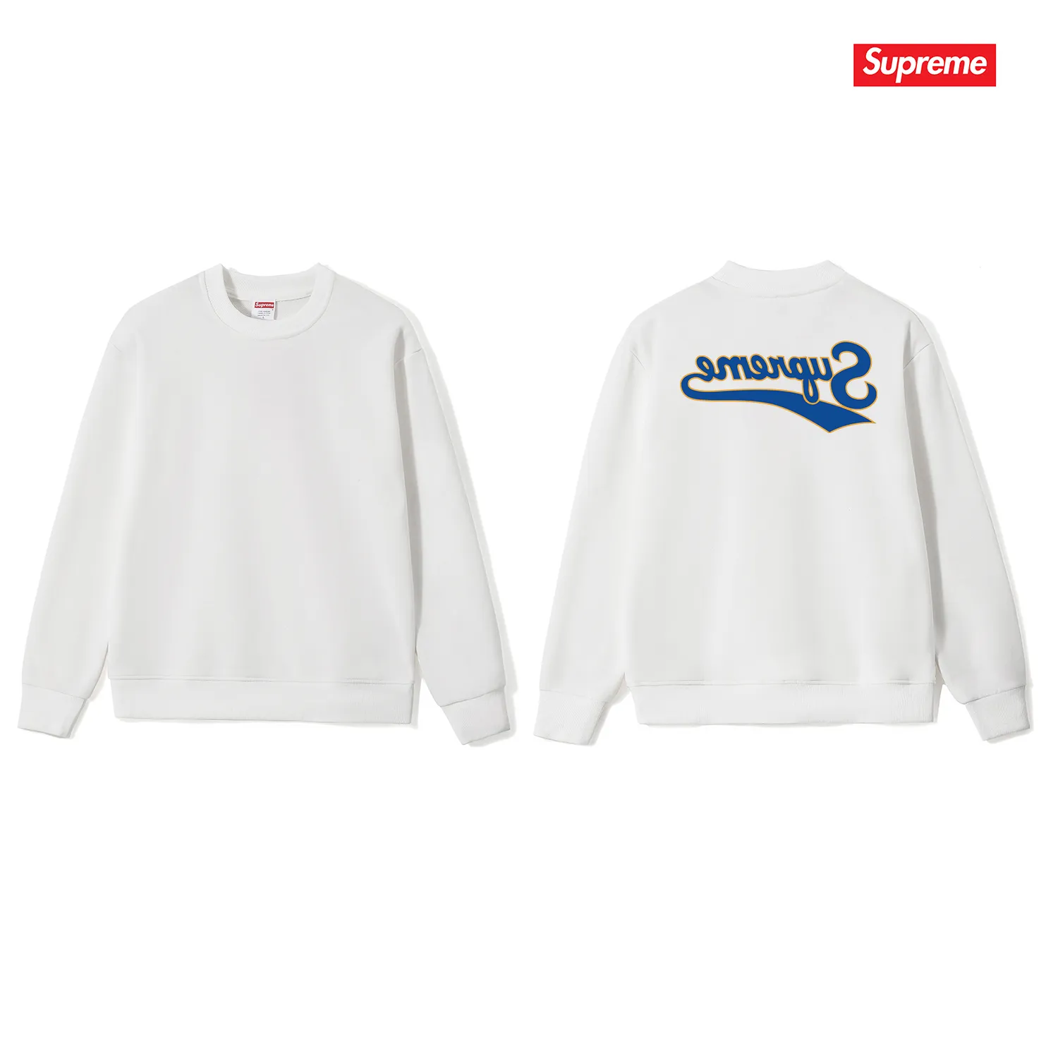 S 1118 # p 80💰 Supreme SS 24 SS 24 T Series WEEK 19 BACKWARDS TEE Logo 400 Quality💥 Same Style ：Black White Gray Size：S M L XL XXL