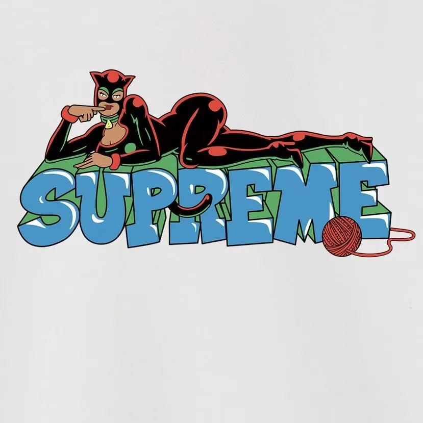 S 1101 # p 80💰 Supreme FW 22 Week 1Catwoman Tee 400 Quality💥 Same Style ：Black White Gray Size：S M L XL XXL