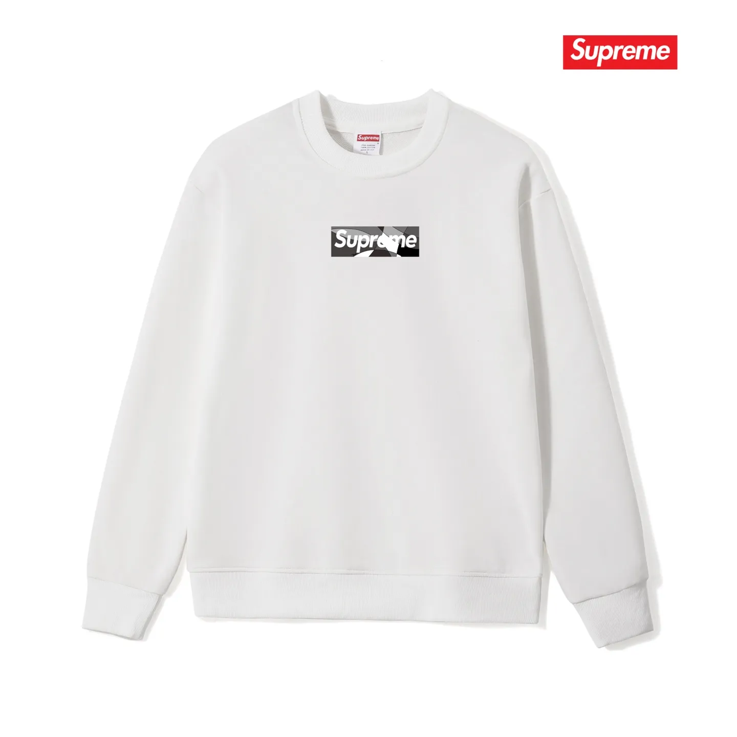 S 1074 # p 80💰 Supreme Week 16 x Emilio Pucci Box Logo Tee Logo 400 Quality💥 Same Style ：Black White Gray Size：S M L XL XXL
