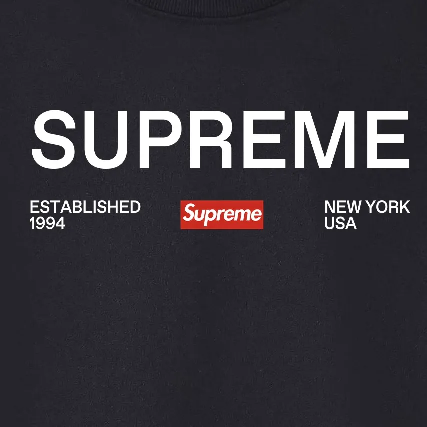 S 1075 # p 80💰 Supreme Week 1 Est. 1994 Tee 400 Quality💥 Same Style ：Black White Gray Size：S M L XL XXL
