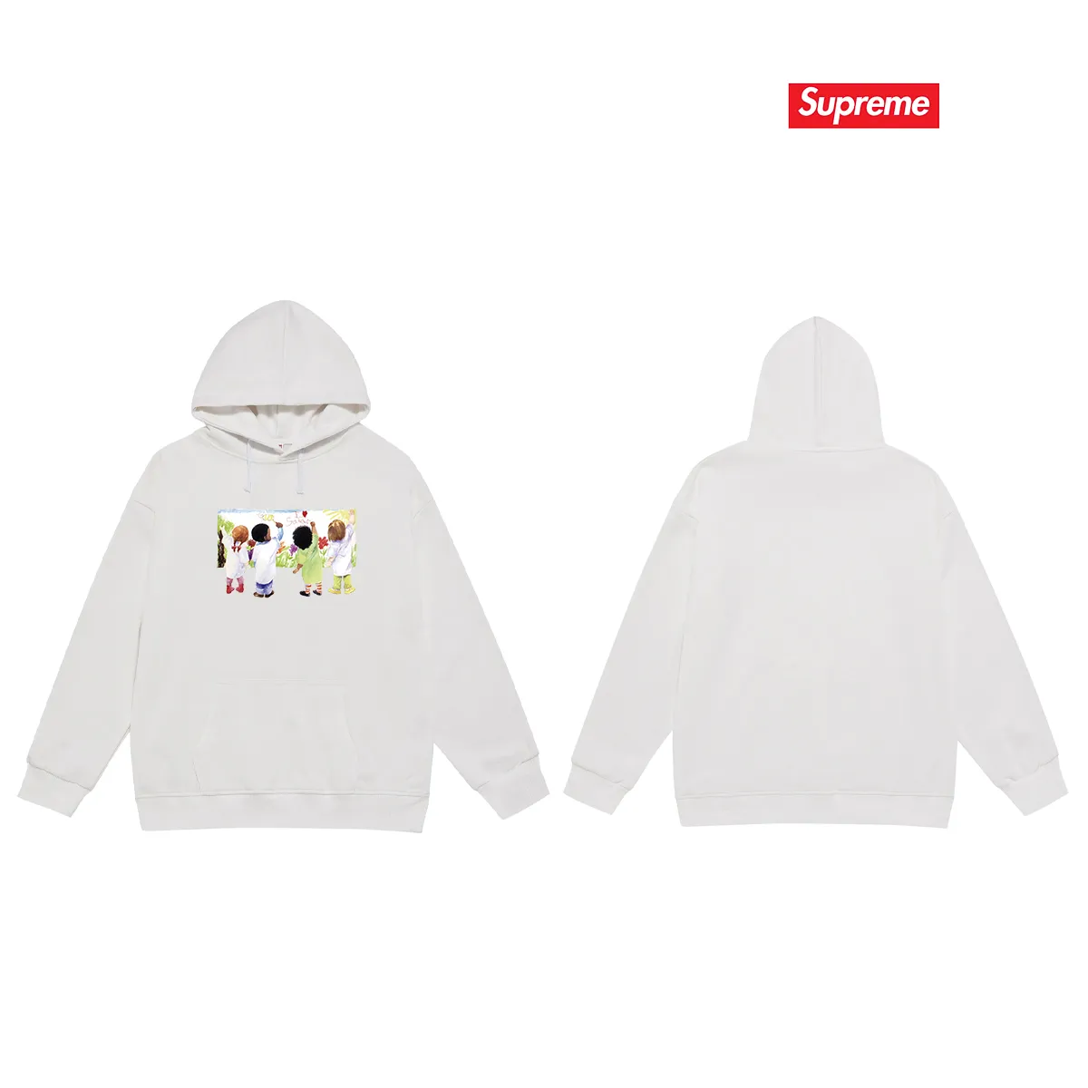 S 2090 # P 85💰 P 90💰 Supreme SS 19 Kids Tee Back 400 430 Quality💥 Same Style ：Black White Gray Size：S M L XL XXL