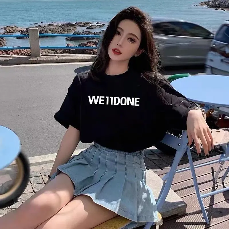 WE 11DONE Same Style Classic LOGO Versatile T