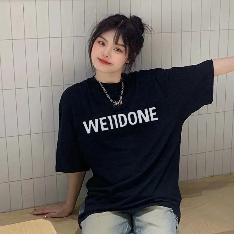 WE 11DONE Same Style Classic LOGO Versatile T