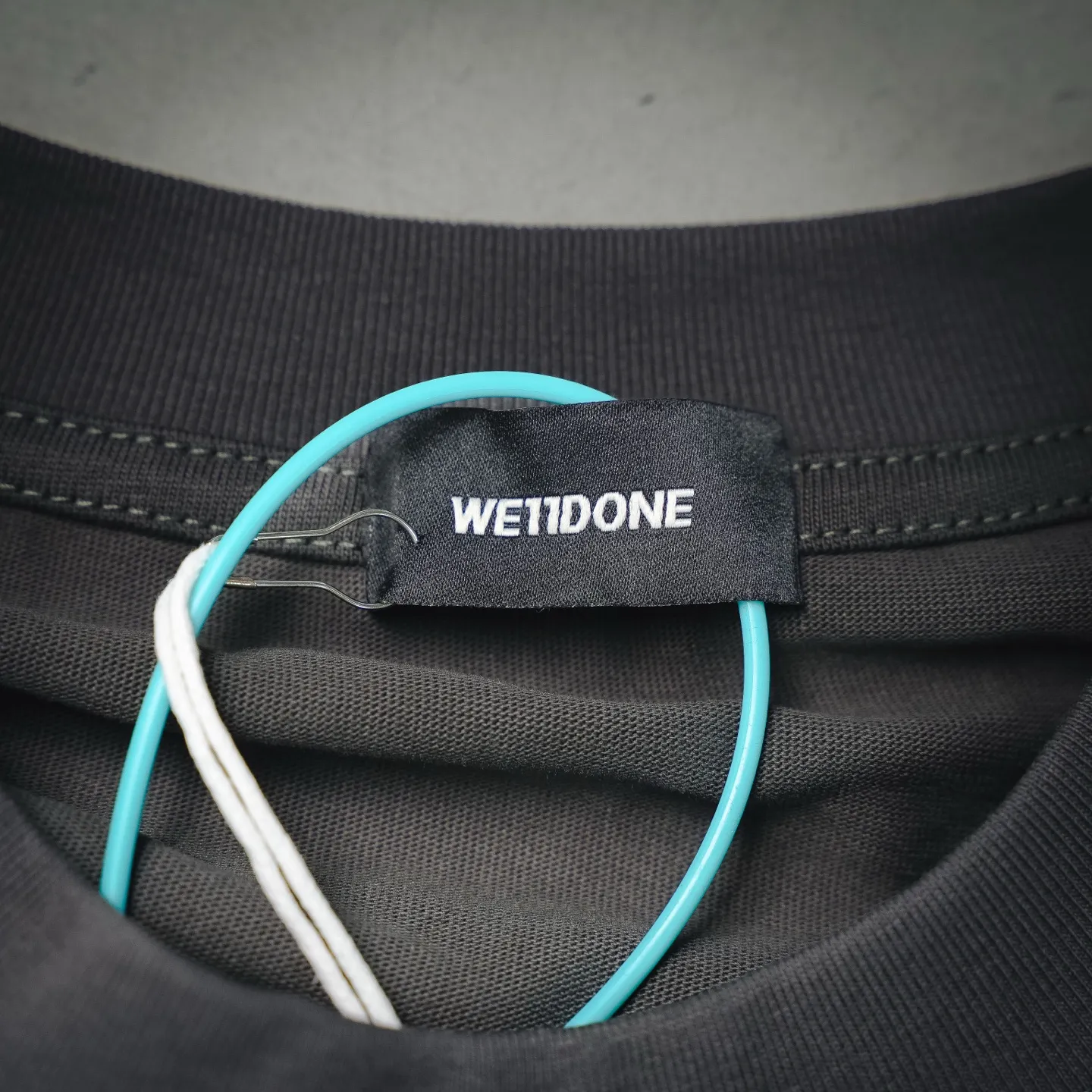 WE 11DONE 26SS Same Style LOGO T 320 ：White、Gray Sizes：S、M、L