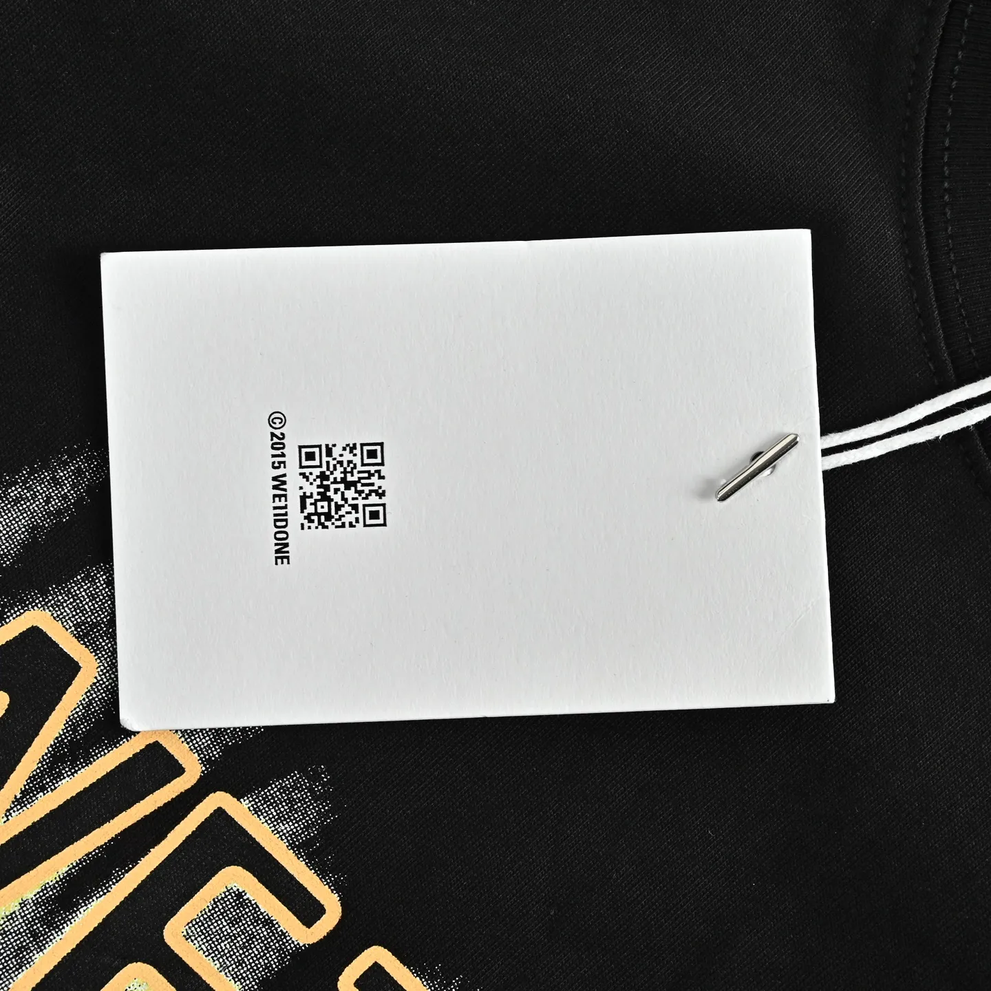 ： We 11 Done logo ： Black Size:S-L