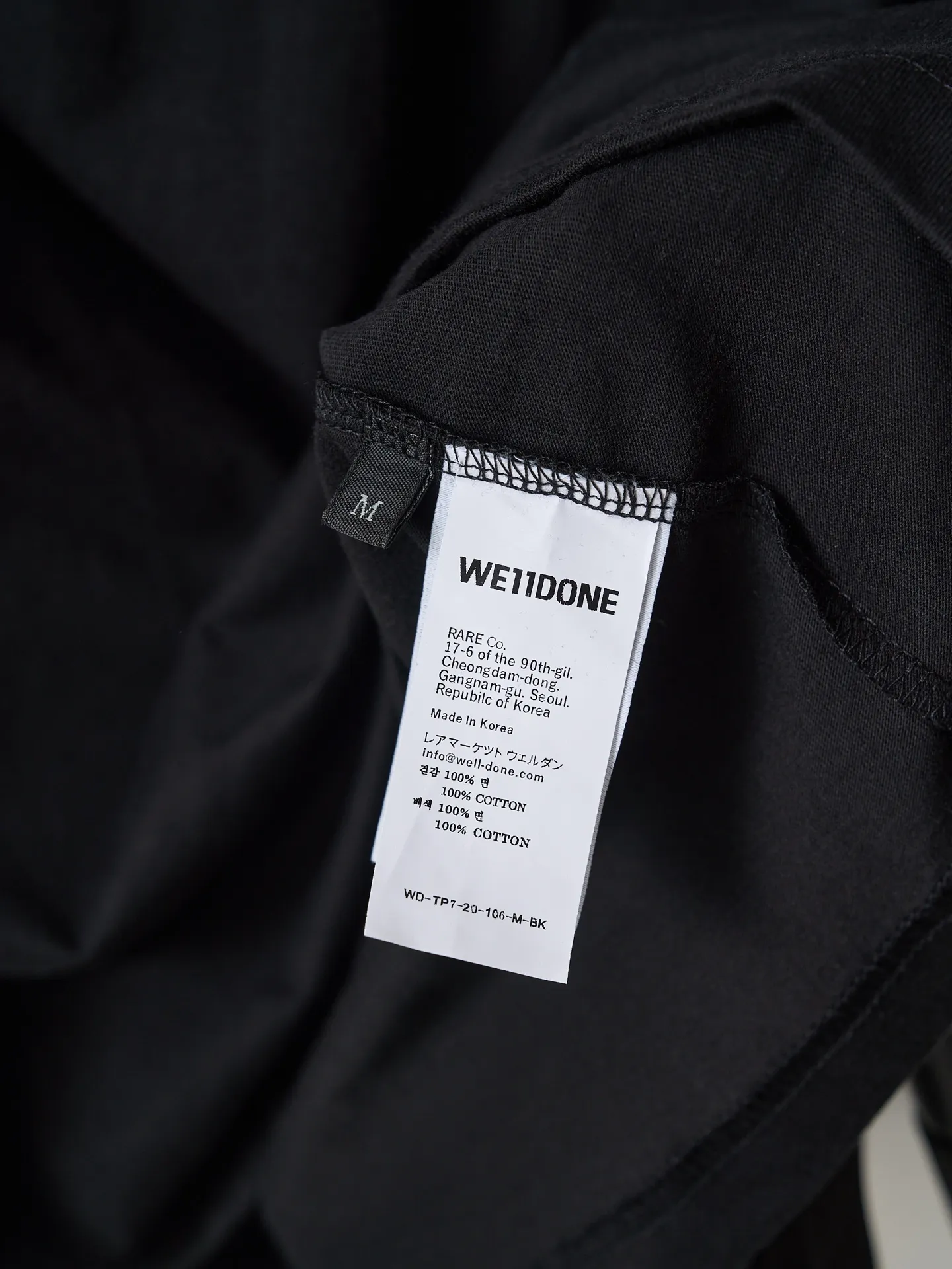 WE 11DONE 【In Stock】S M L XL