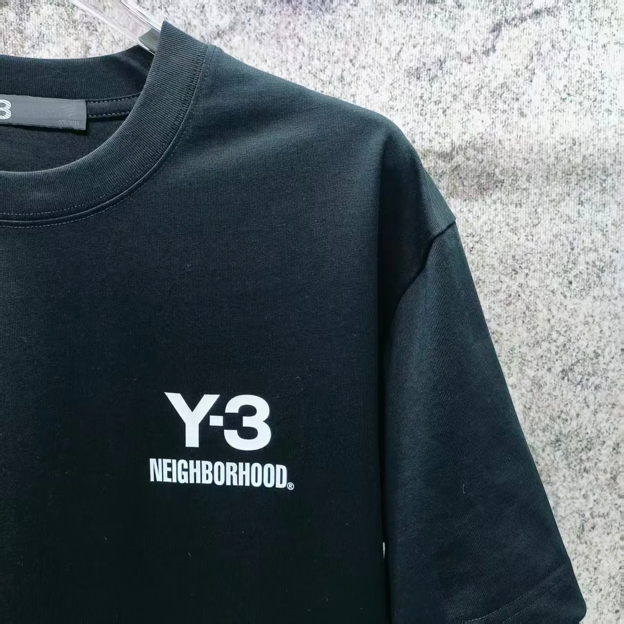Y 3 Yohji Yamamoto 2026 Spring and Summer New Arrival joint style printed logo short-sleeved T-shirt loose fit for men and women Same Style Size S M L XL XXL Black White