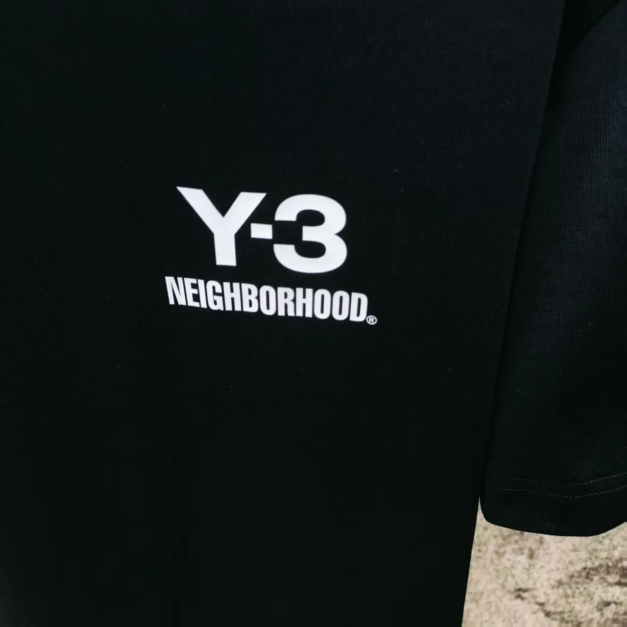 Y 3 Yohji Yamamoto 2026 Spring and Summer New Arrival joint style printed logo short-sleeved T-shirt loose fit for men and women Same Style Size S M L XL XXL Black White