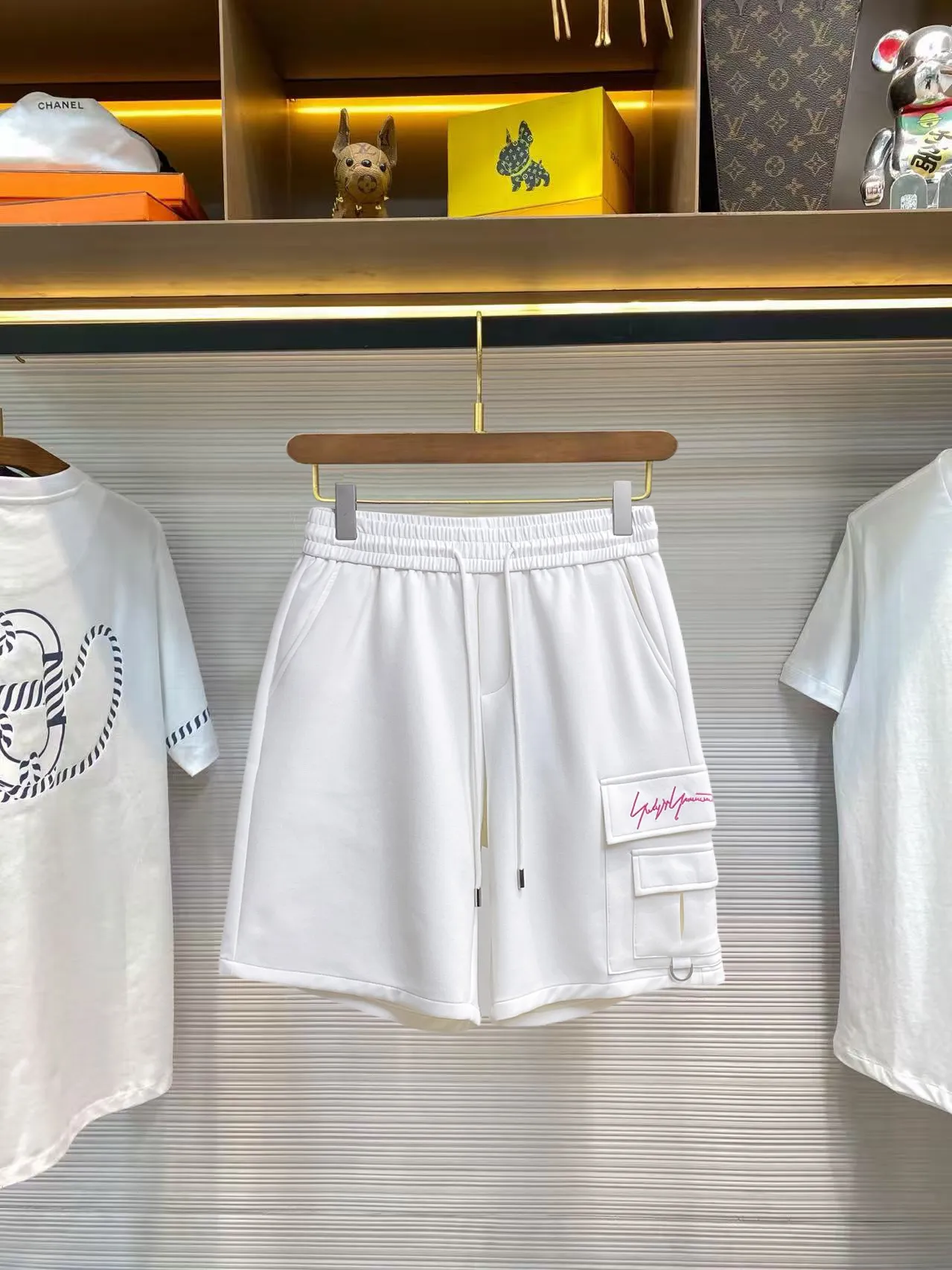 Y 3 Complete three standards 2026 summer New Arrival men's casual shorts, advanced custom-made Breathable fabric Breathable fabric with high elasticity and comfort, impeccable details, top-grade accessories, original logo design concept, delicate and soft feel! The upper body fit is awesome! Size: M-XXXL Please state your height and weight when ordering