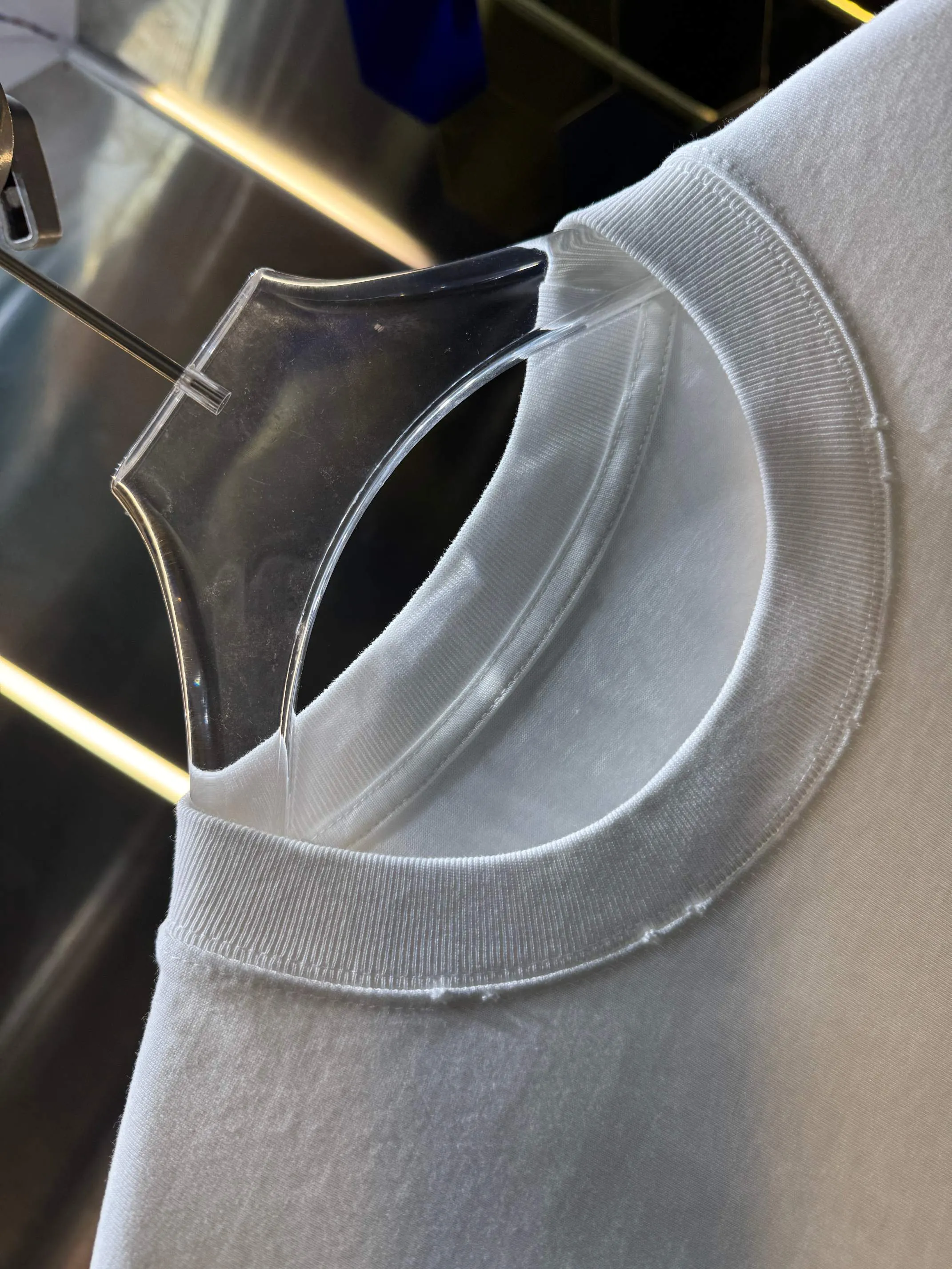 VERSACE*Versace*zhe 2026ss new summer release, heavyweight high-density fabric short-sleeved T-shirt, tag, collar label, wash mark, three labels complete Color: Washed Black, Washed White, Washed Gray Brown Sizes: S M L XL XX