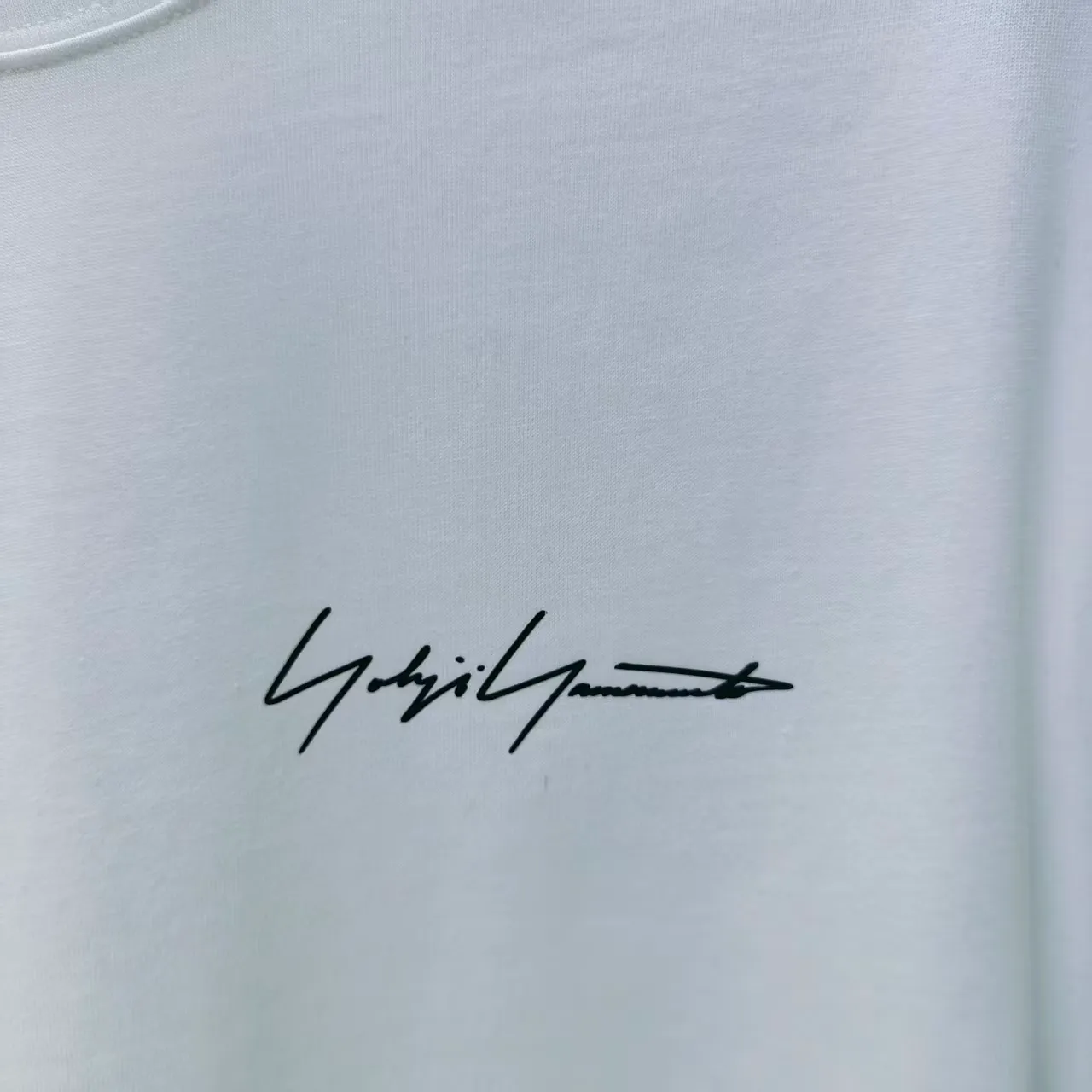 Y 3 Yohji Yamamoto 2026 Spring and Summer New Arrival printed logo short-sleeved T-shirt loose fit for men and women Same Style Size S M L XL XXL Black White
