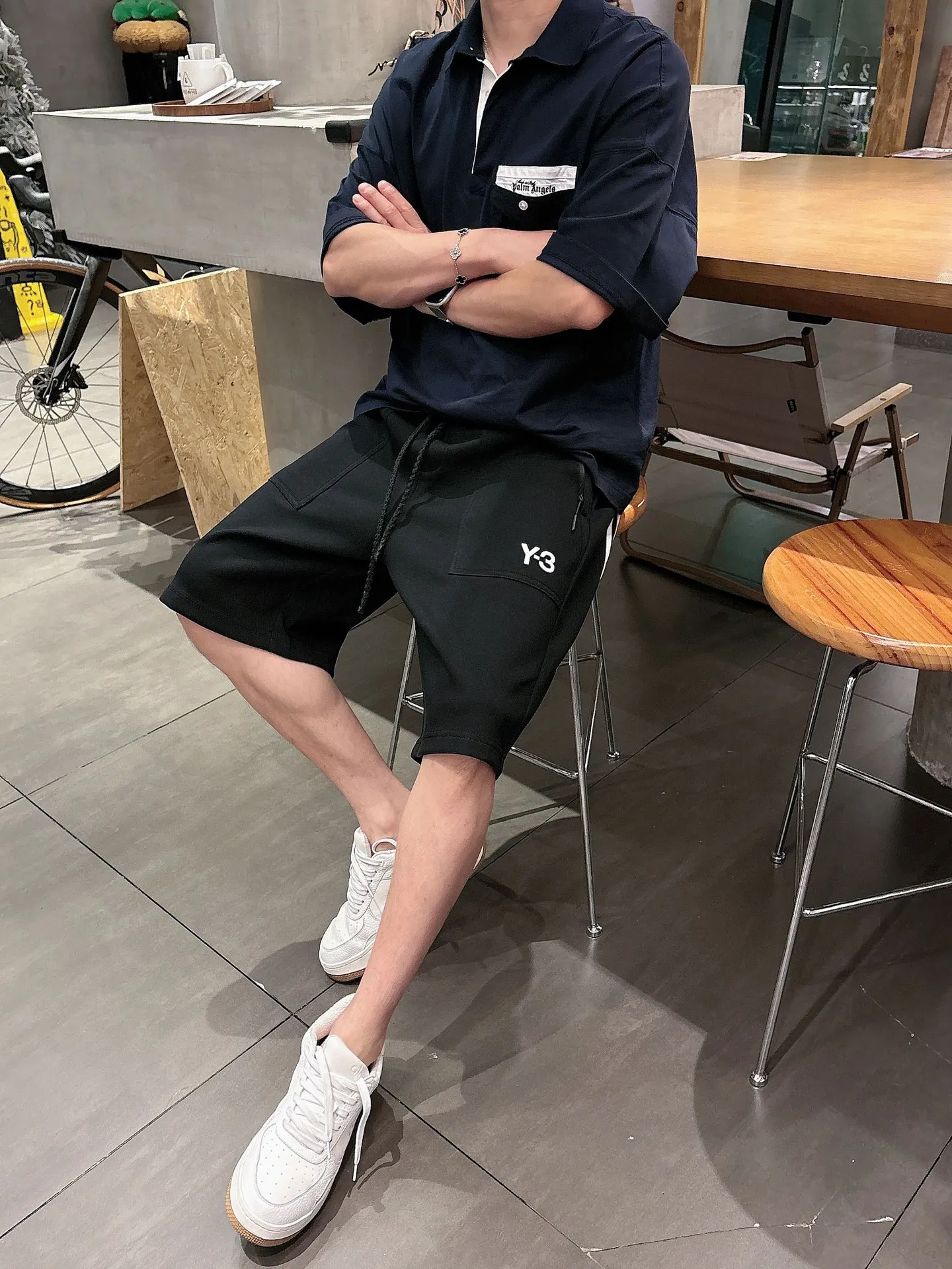 Y 3 Complete three standards 2026 summer New Arrival men's casual shorts, advanced custom-made Breathable fabric Breathable fabric with high elasticity and comfort, impeccable details, top-grade accessories, original logo design concept, delicate and soft feel! The upper body fit is awesome! Size: M-XXXL Please state your height and weight when ordering