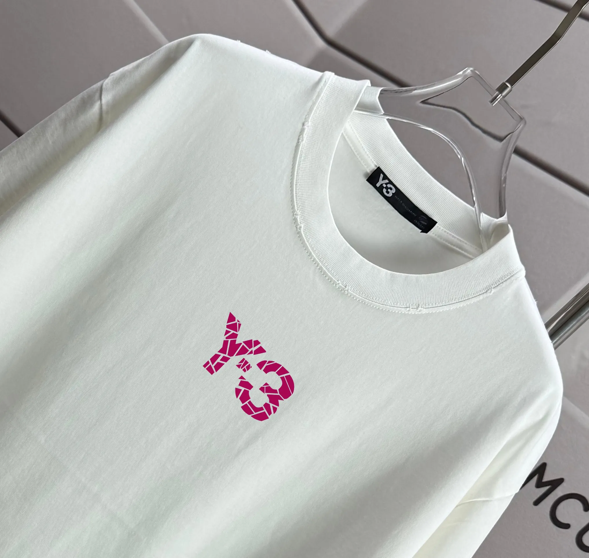 # 95 Y 3*Yamamoto*Yoji 2026 Spring and Summer New Arrival Washed and worn Round neck short-sleeved tee Men and women Same Style loose version Color: Washed black Washed white Washed gray Washed Purple Size: S M L XL XXL Size: S (90-130 pounds) M (120-150 pounds) L (140-165 pounds) XL (160-180 pounds) XXL (180 pounds)