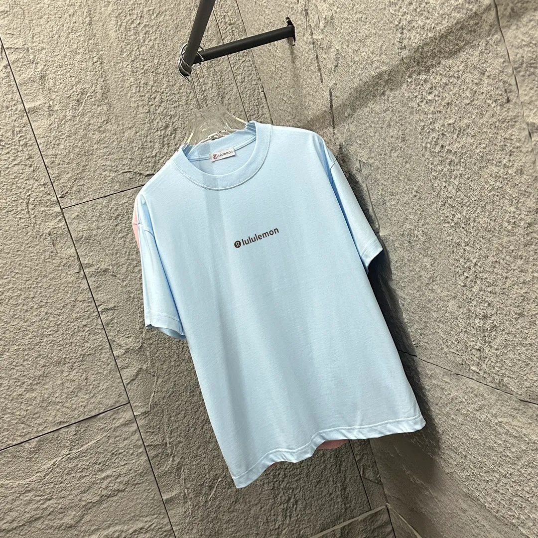 lulu*lemon* 2025 New Arrival t Classic Same Style ：Black White Light Blue Light Pink Size： S （90-130 ） M （120-150 ） L （140-165 ） XL （160-180 ） XXL （180 ）