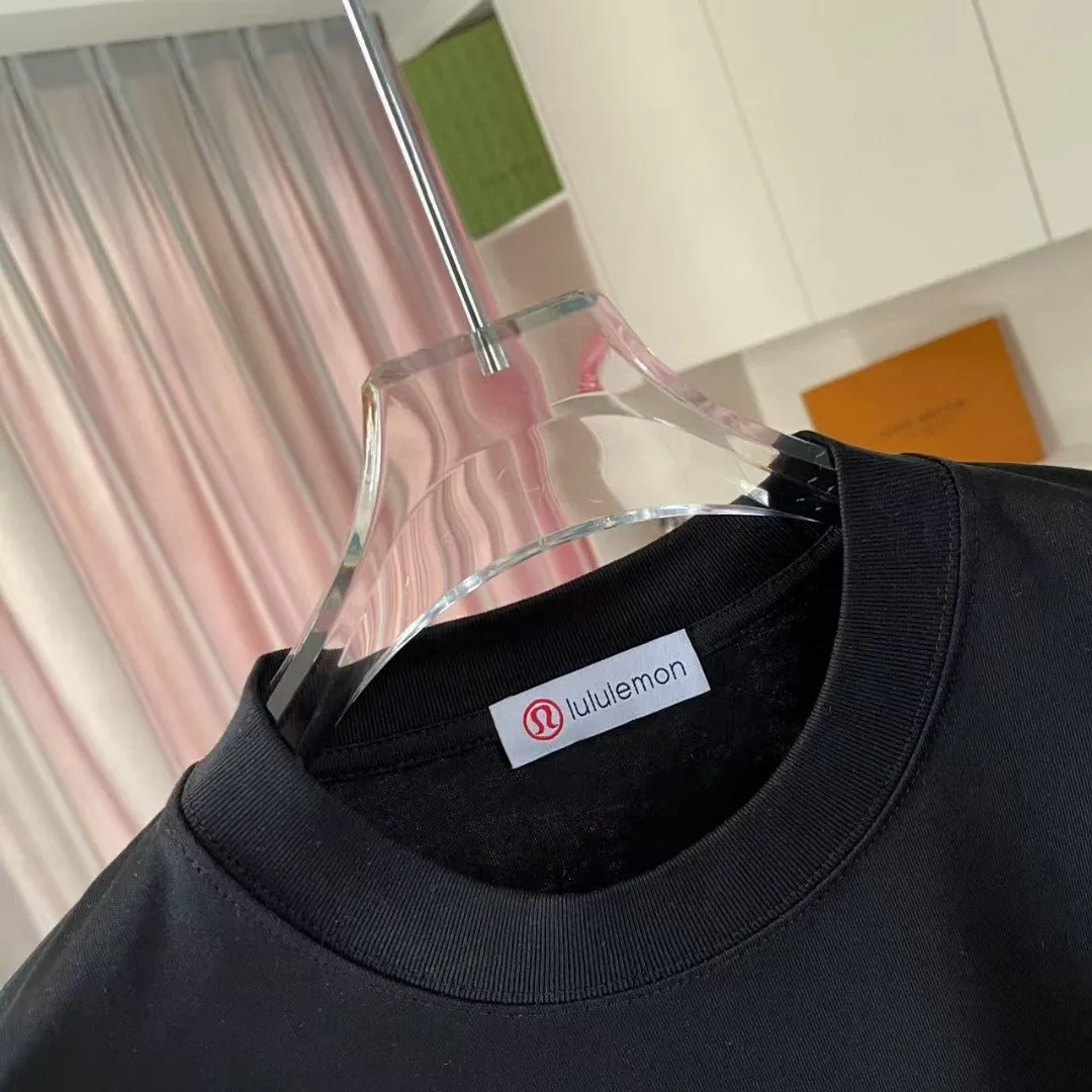 lulu* 2025 New Arrival logo g t Same Style Size：S M L XL XXL ：Black White Blue Gray