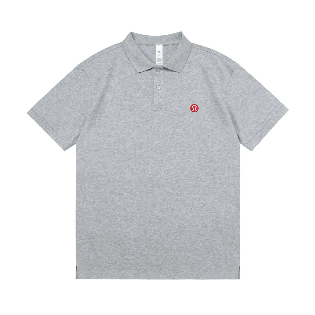 lululemon 2025New Arrival logo Same Style polo ：Gray Size：M-XXXL