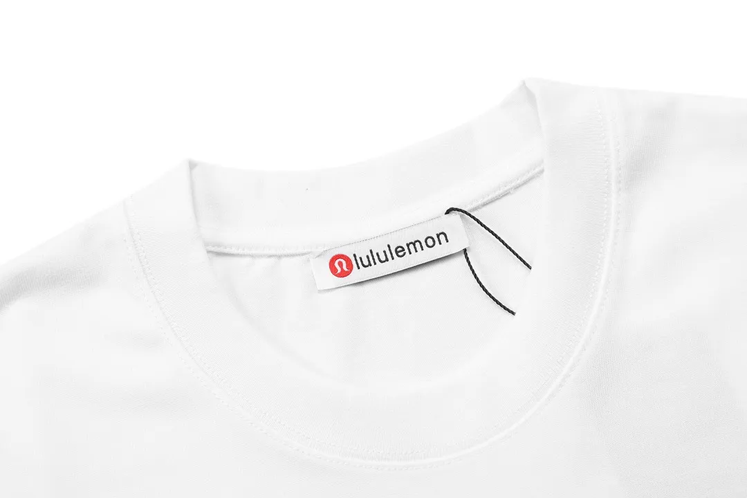 lululemon 2023New Arrival logo Same Style t 100％ 32 ：White Size：S M L XL