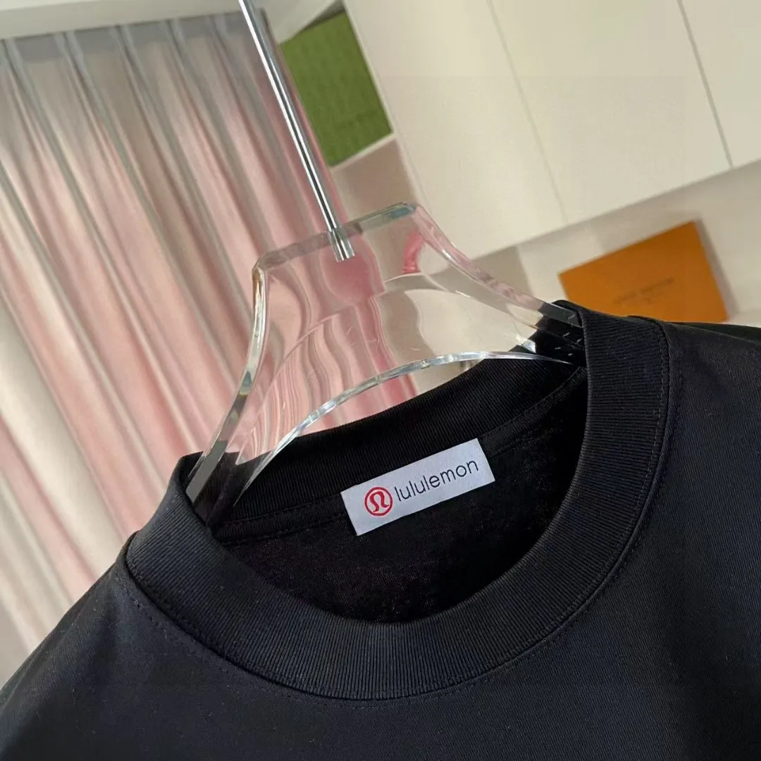 lulu* 2025 New Arrival logo g t Same Style Size：S M L XL XXL ：Black White Green Purple