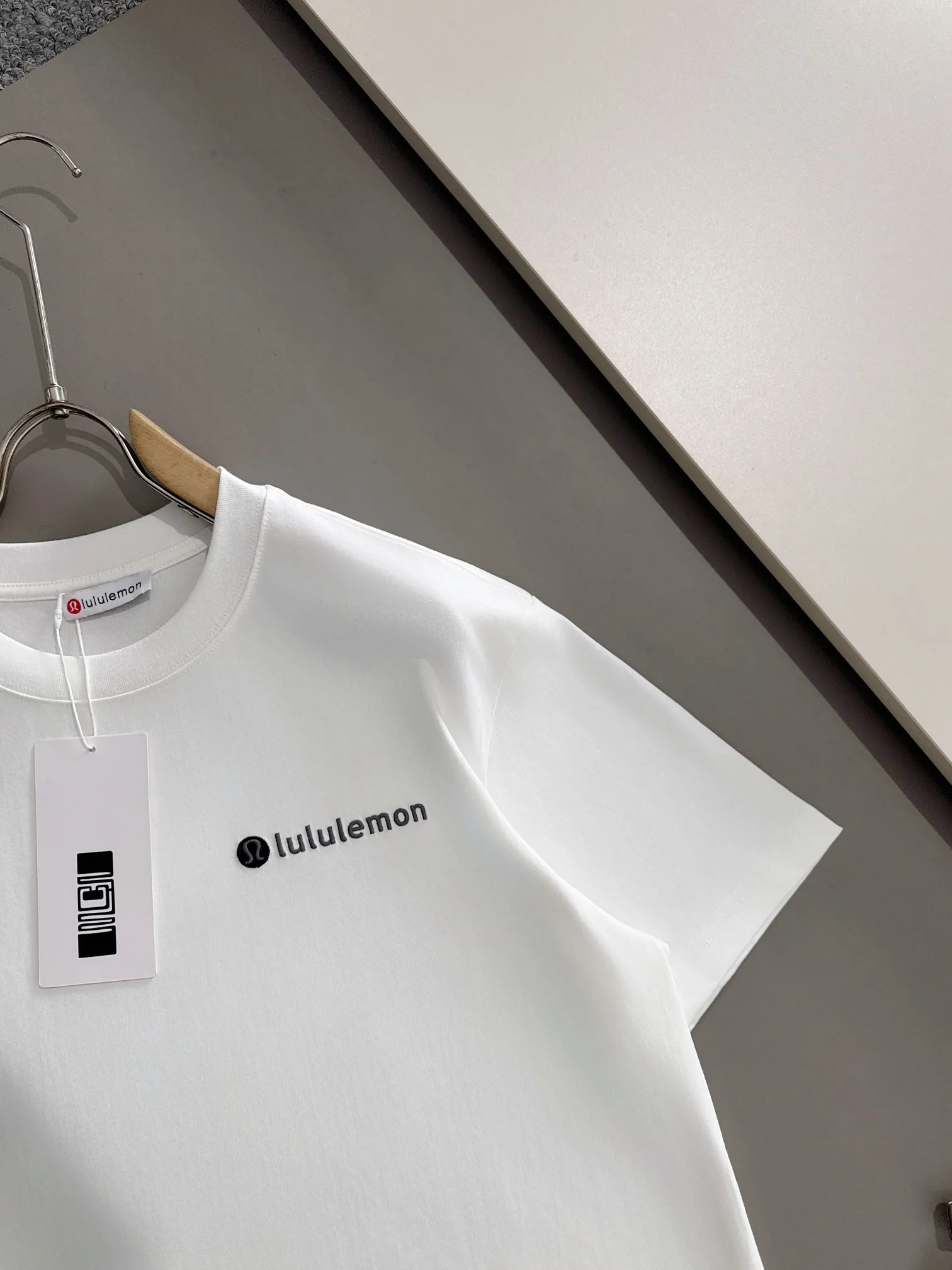 lululemon 2025New Arrival logo Same Style t 100％ 32 ：White Size：XS S M L