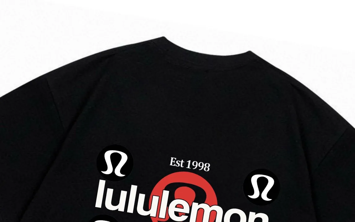 lululemon 2025New Arrival logo Same Style t 100％ 32 ：Black Size：XS S M L