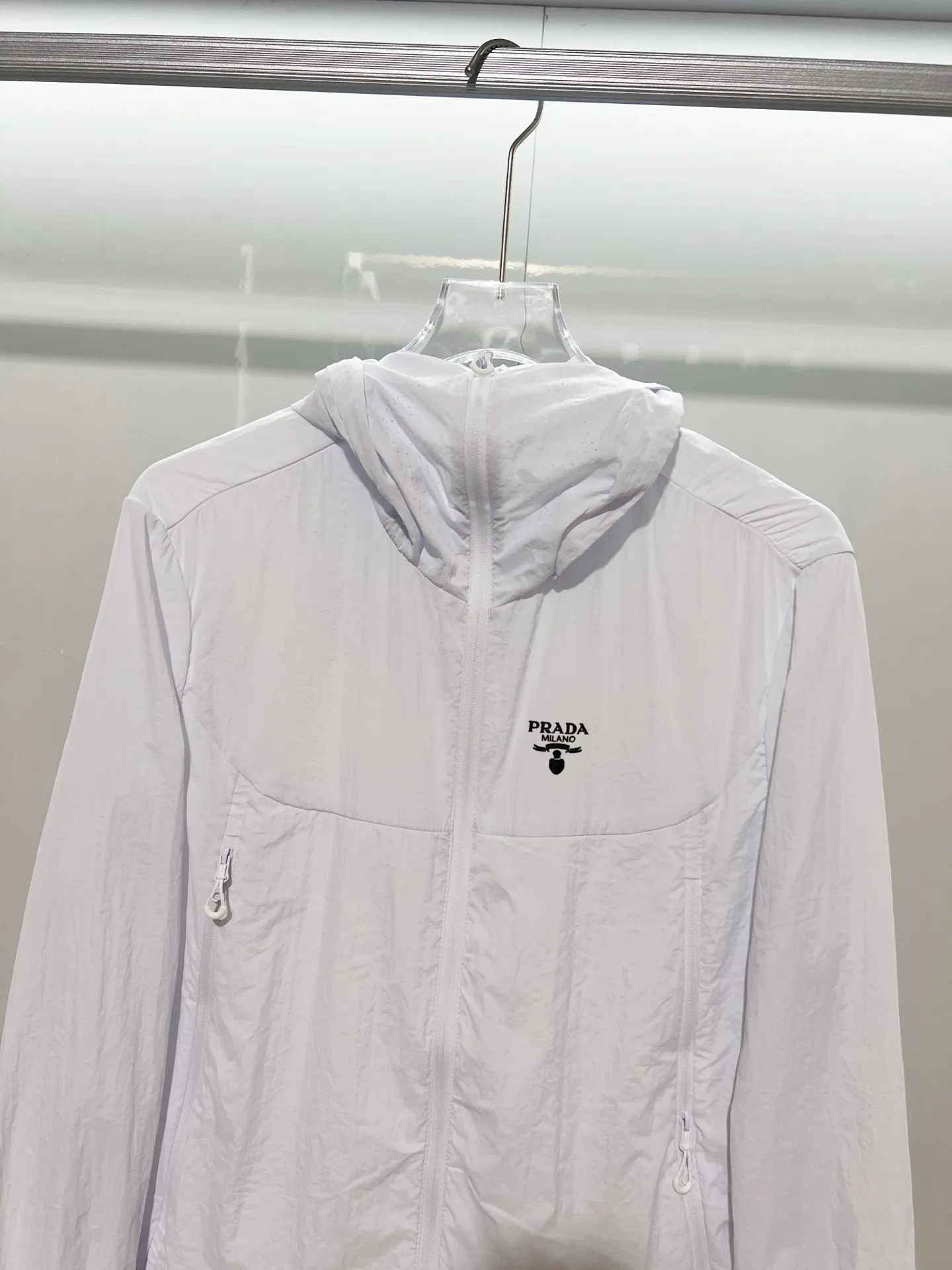 PRADA Classic Logo 🪡 %98 ✅ Quality ‼ 100% :White.Gray.Black Size：XL XXL XXXL 4XL