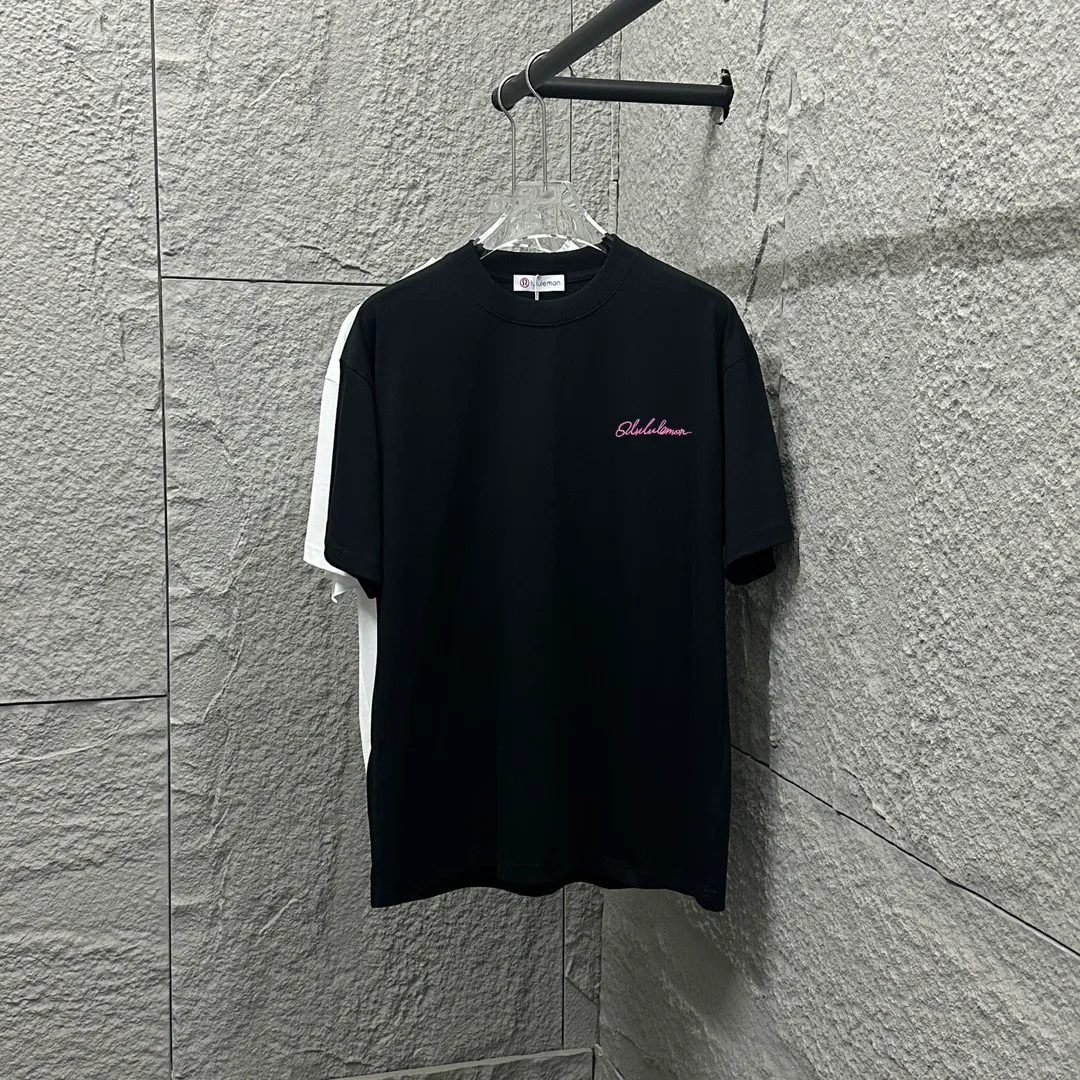 lulu*lemon* 2025 New Arrival t Pink Classic Same Style ：Black White Size： S （90-130 ） M （120-150 ） L （140-165 ） XL （160-180 ） XXL （180 ）