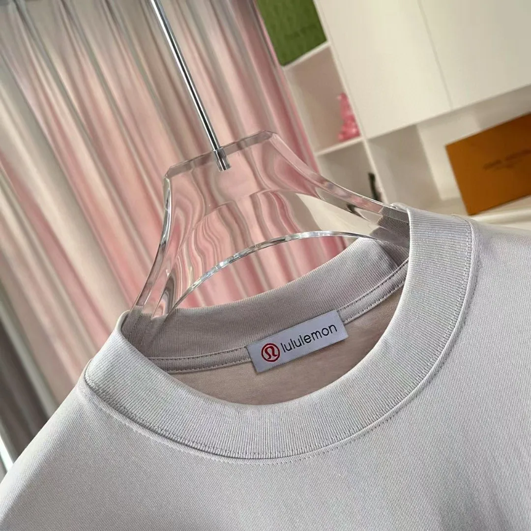 lulu* 2025 New Arrival logo g t Same Style Size：S M L XL XXL ：Black White Red Gray
