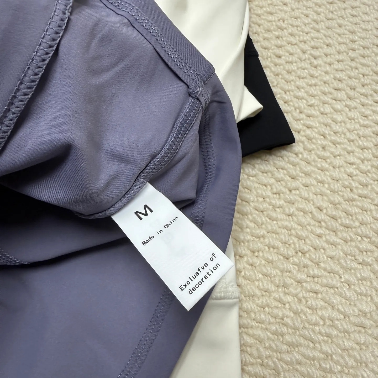 lulu define :2602( ） Define Nulu™ ， ， Nulu™ ， Lycra° ， ， ：Black Cream White ， Size：M L XL XXL