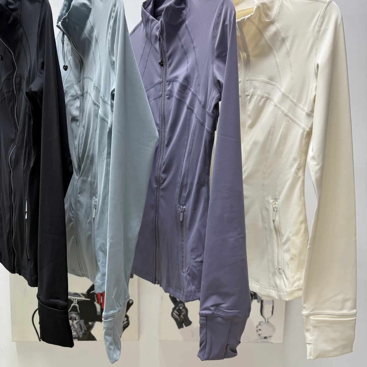 lulu define :2602( ） Define Nulu™ ， ， Nulu™ ， Lycra° ， ， ：Black Cream White ， Size：M L XL XXL