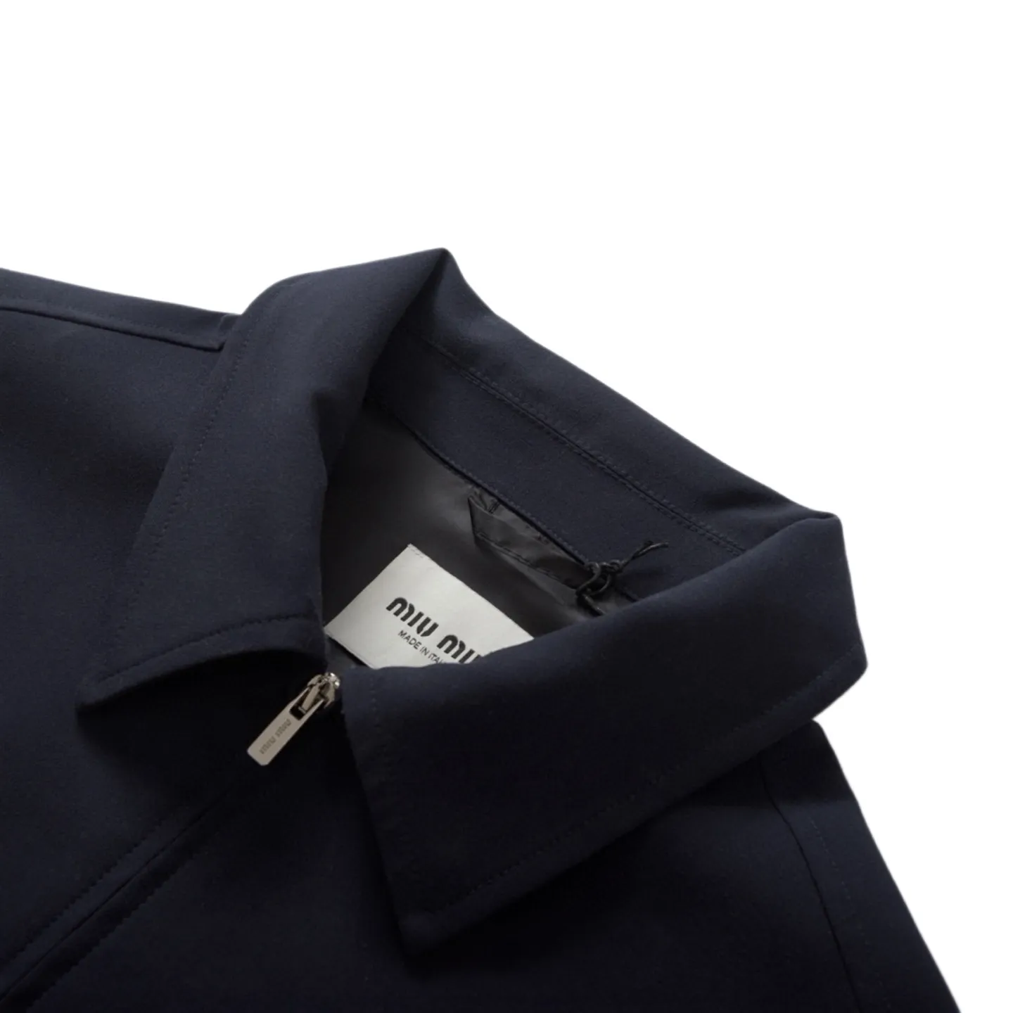 Miu Miu 24SS ， ， 。 ， ， ， ， Navy Blue ， 。 ，MIUMIU ， 。 Quality ， 。 ， Quality 。 Size:S/M/L/XL