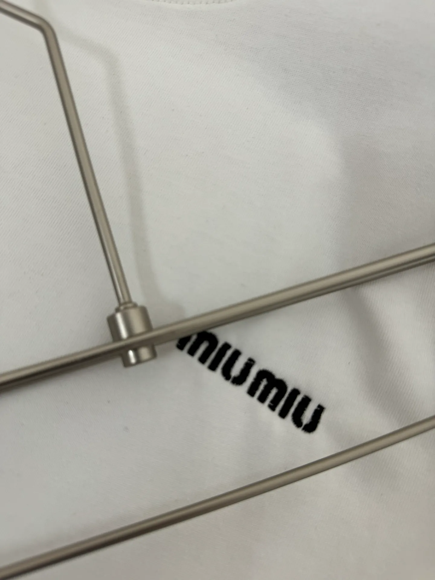 Miu Miu* 280g t logo New Arrival t ， ， Versatile ：White Black Sizes：S M L XL XXL