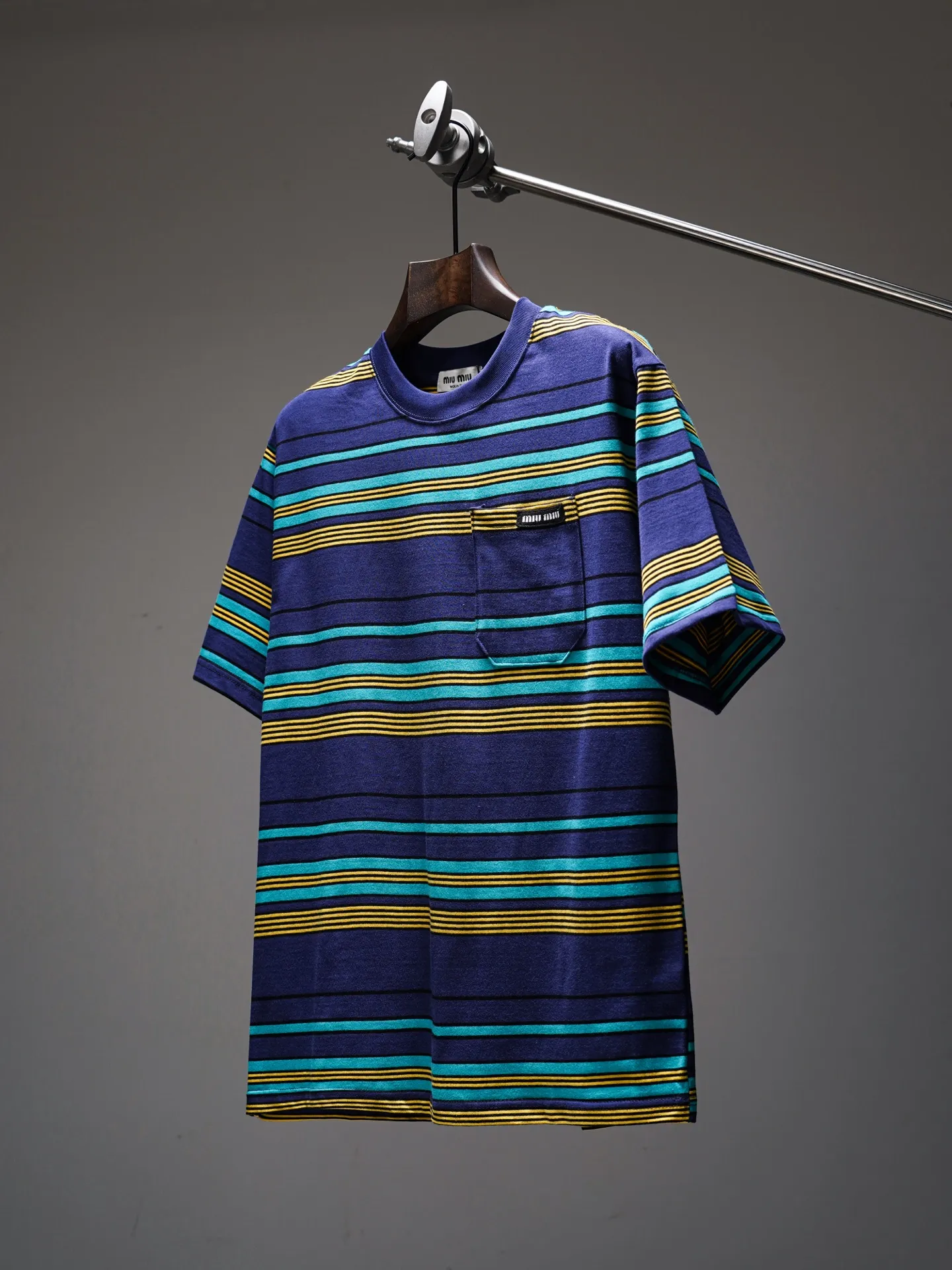 SL 477 MIUMIU 1:1 Premium 280 32 Breathable 1x 1 oversize 200 ：Blue Gray Size：S-XL