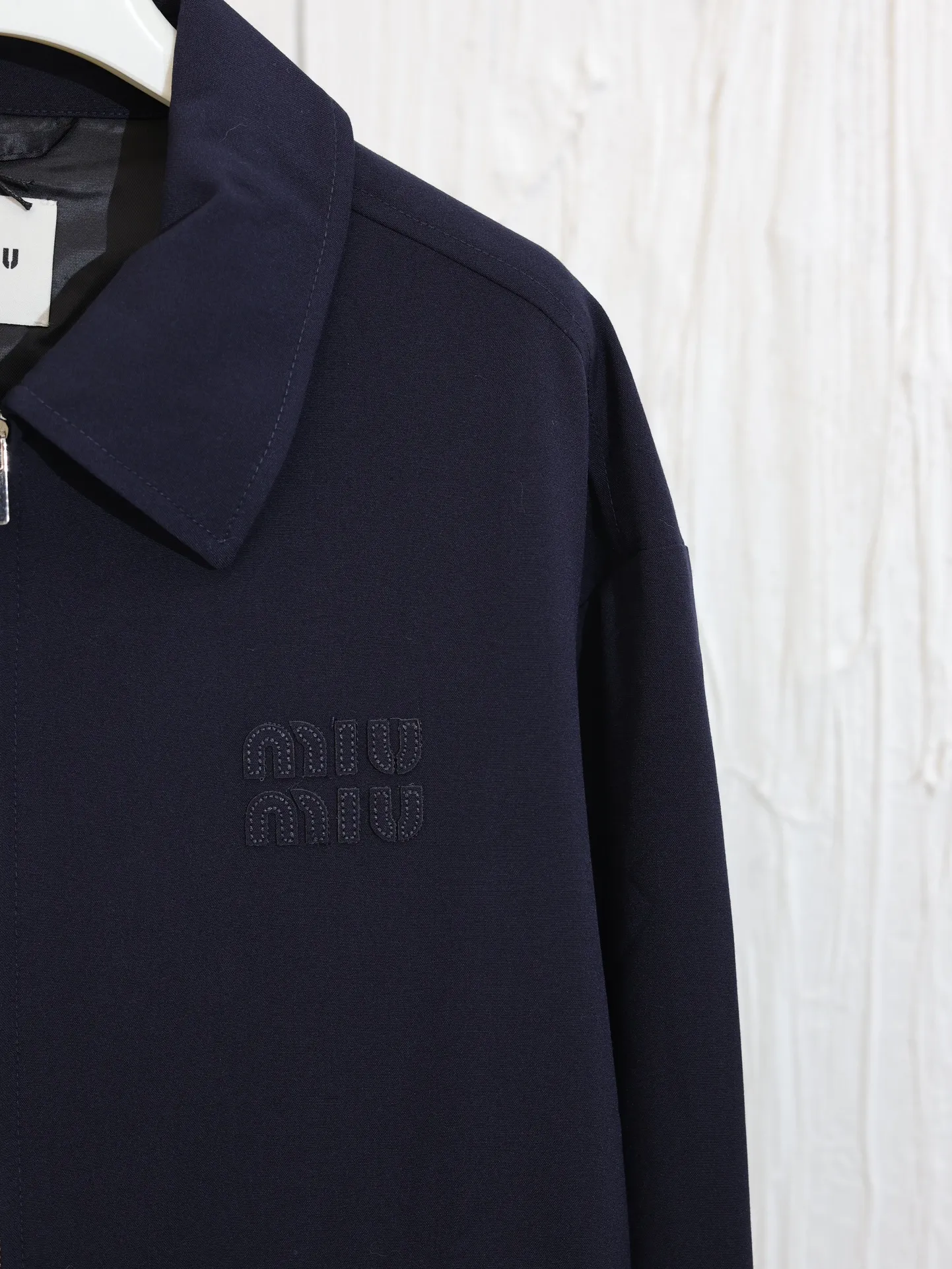 Miumi*/ 24Fw ， ， 。 ， ， ， ， ， Navy Blue ， 。 ，miumiu ， 。 Quality ， 。 Size：S/M/L/XL