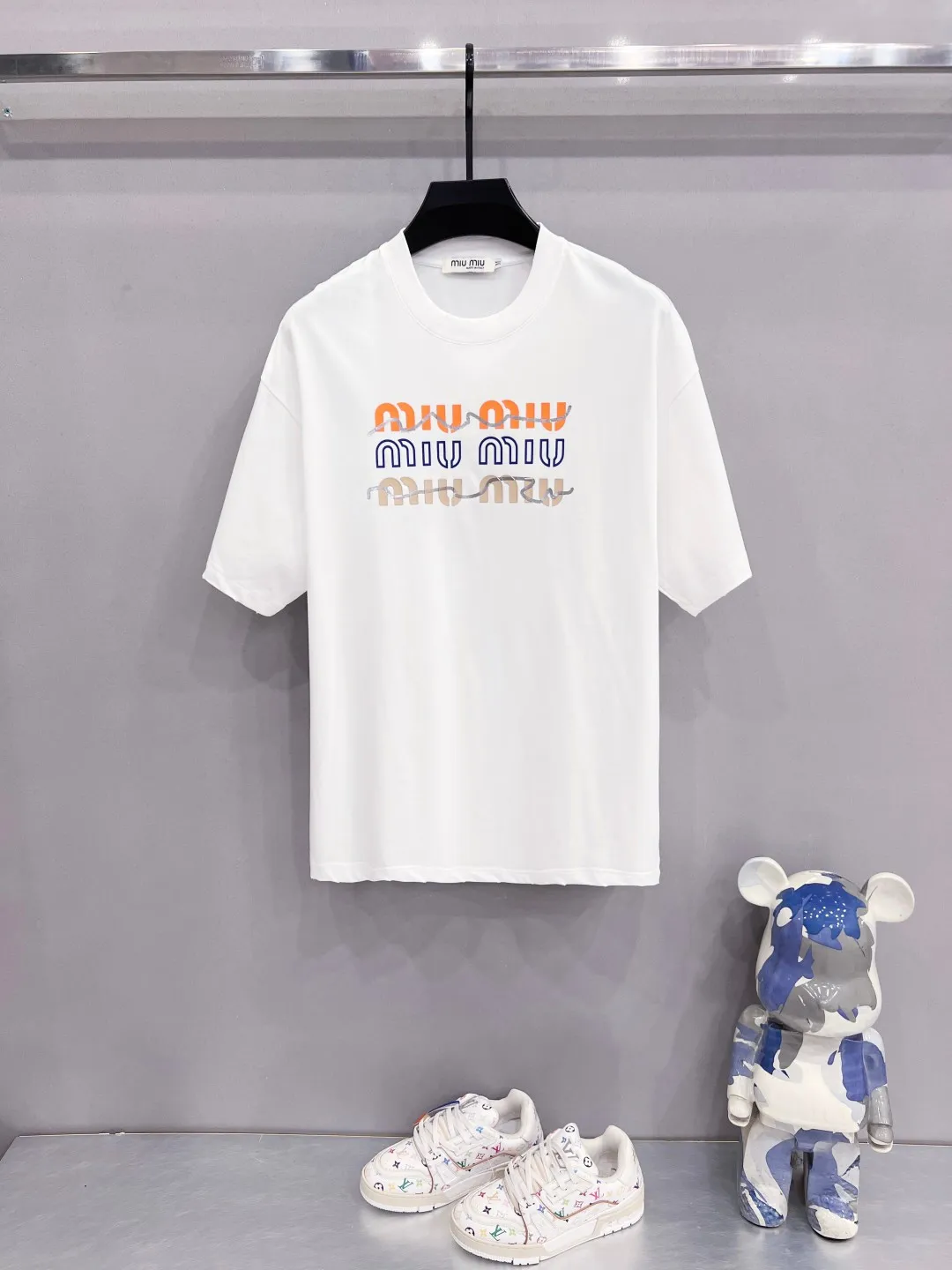 miumiu 2026SS New Arrival T ， ， ！ ， ， ，Classic logo ， ， Same Style。Sizes S-XXL