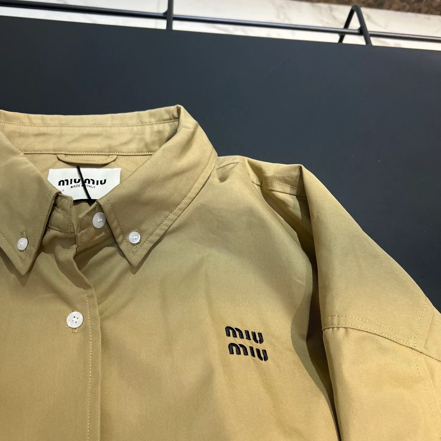 Miu Miu Khaki Miu Miu Classic 1： Miu Miu 2: 3: 4: Size：M-3XL
