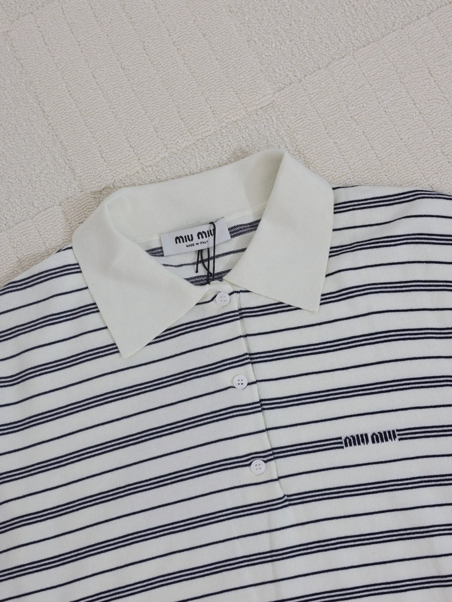 Miumiu*/ 24New Arrival polo lo ， ， logo ， Same Style Size：S/M/L