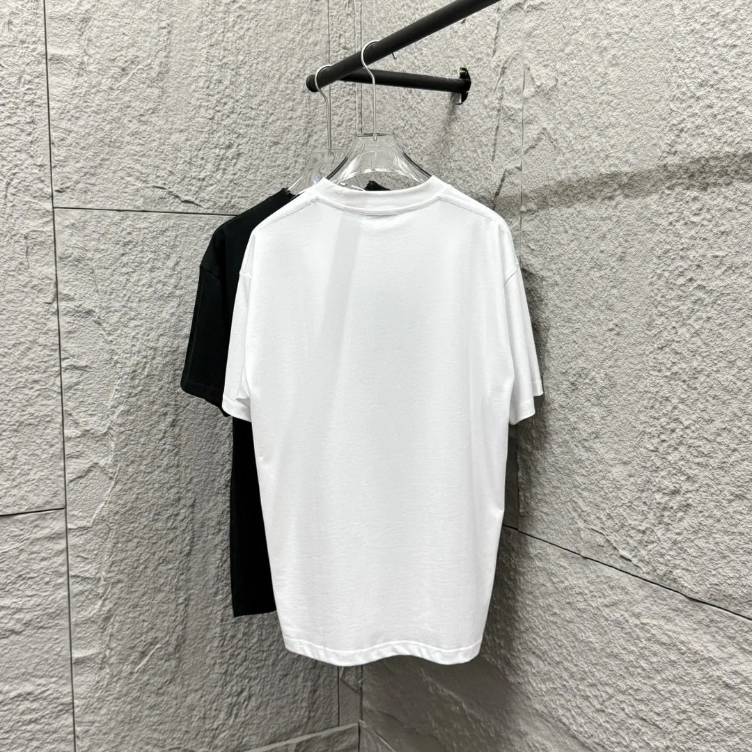 Miu Miu*2025 New Arrival T miu logo Same Style ：Black White Size： S （90-130 ） M （120-150 ） L （140-165 ） XL （160-180 ） XXL （180-210 ）