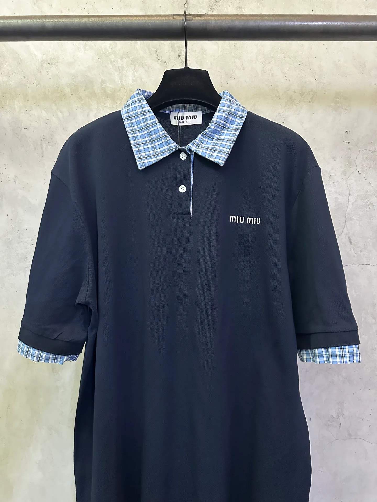 Miu Miu 26ss polo ： 1:1 210 50 Quality ， Same Style Same Style -Color: Black -Size: S M L XL